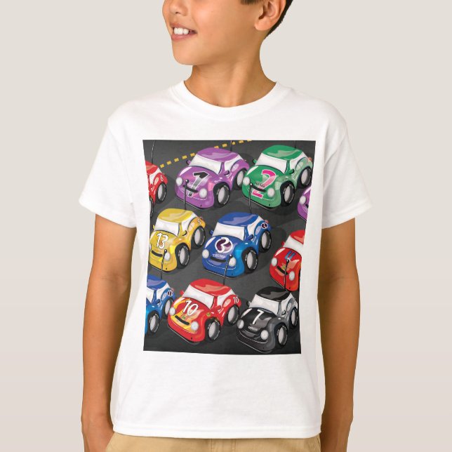 Rennwagen T-Shirt (Vorderseite)
