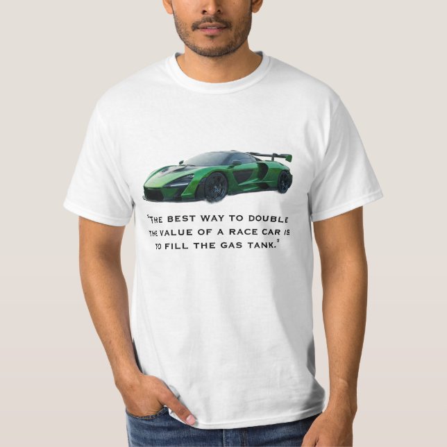 Rennwagen T-Shirt (Vorderseite)
