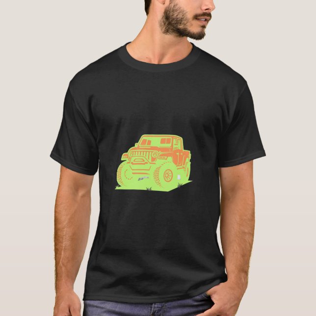 Rennwagen T-Shirt (Vorderseite)
