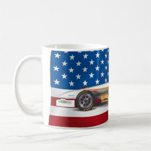 Rennwagen USA Kaffeetasse
