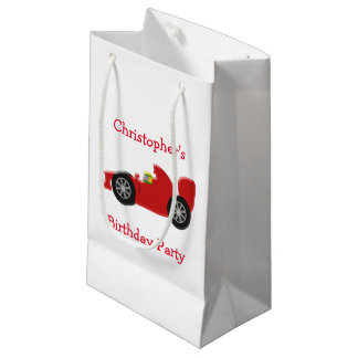 Rennwagen zum Geburtstag Kleine Geschenktüte