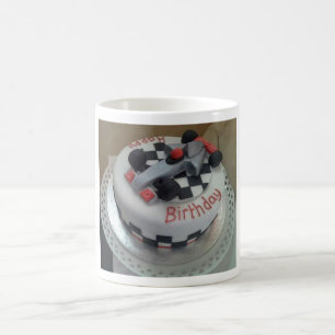 Rennwagen zum Geburtstag Tasse