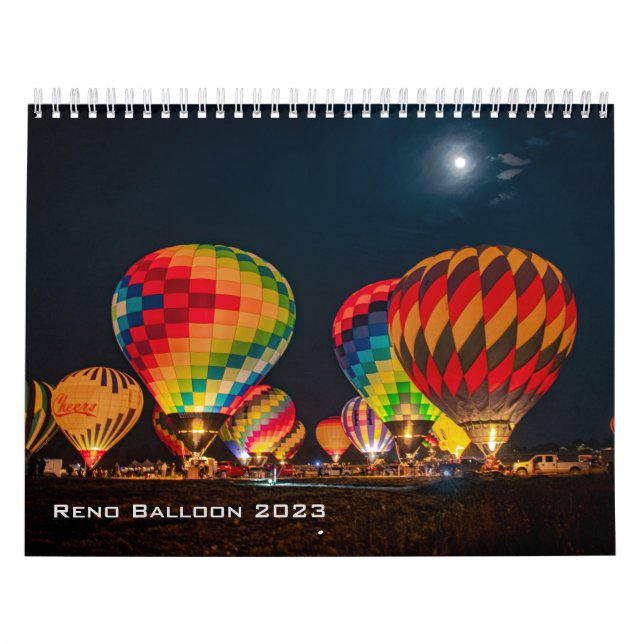 Reno Balloon 2023 Kalender (Titelbild)