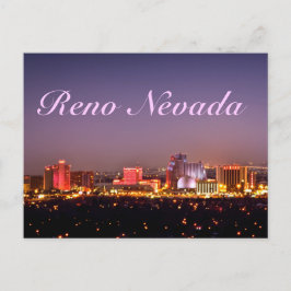 Reno Glows Postcard Postkarte