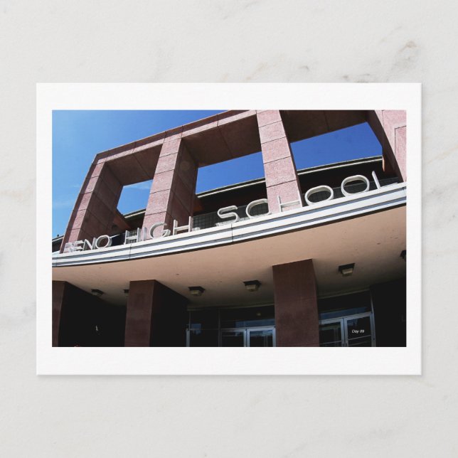 Reno High School Postkarte (Vorderseite)
