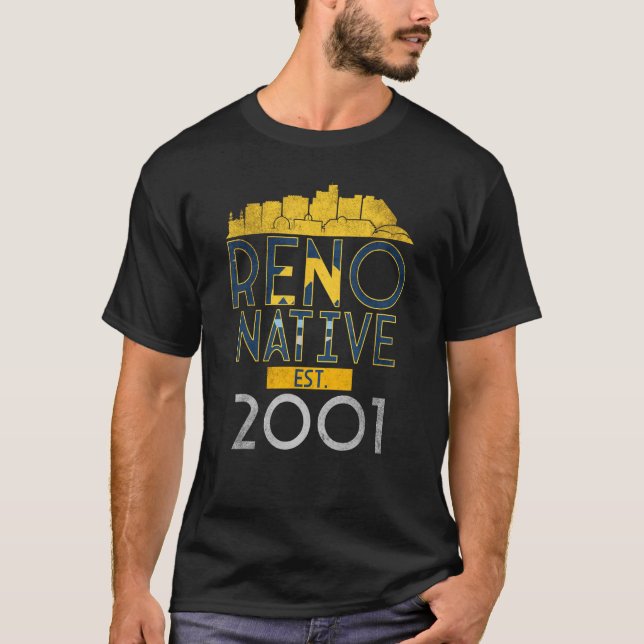 Reno Native Est. 2001 T-Shirt (Vorderseite)