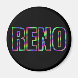 RENO Neon Magnet