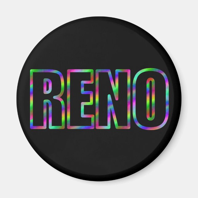 RENO Neon Magnet (Vorne)