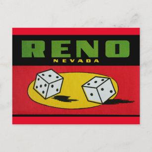 Reno Nevada Festival Moon and Stars Postkarte