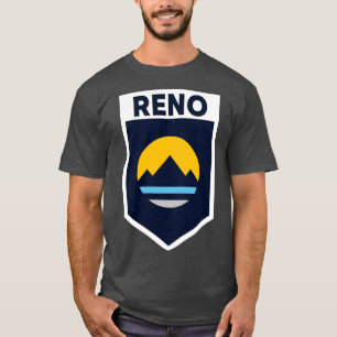 Reno Nevada Flaggenemblem T-Shirt