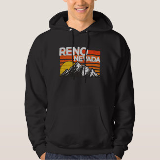 Reno Nevada Retro Vintages Gebirge Hoodie