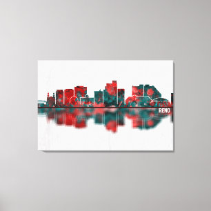 Reno Nevada Skyline Leinwanddruck