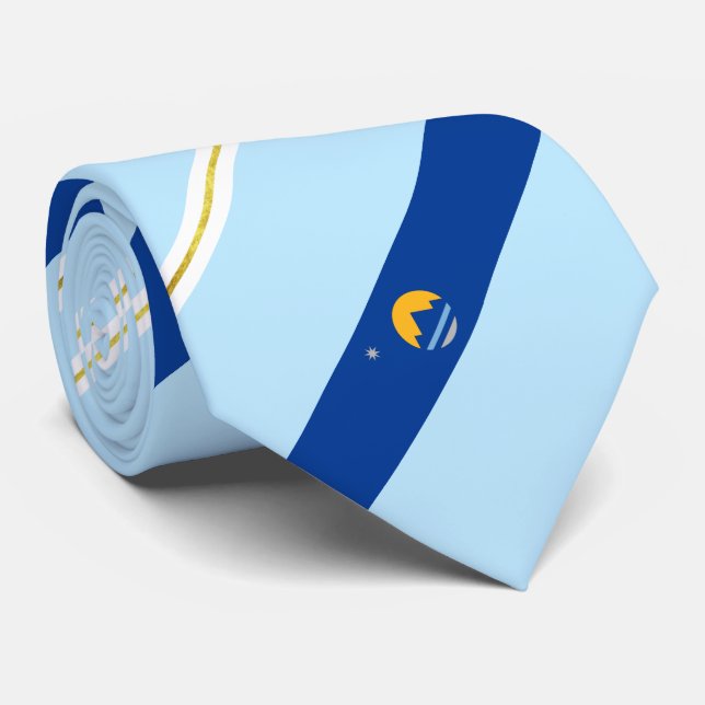 Reno (Nevada) Stadtflagge Neck Tie Krawatte (Gerollt)