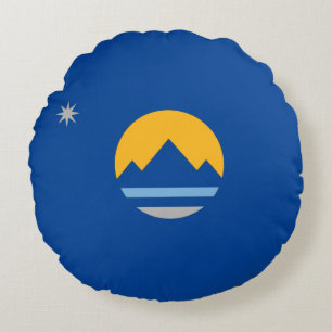 Reno (Nevada) Stadtflagge Rundes Kissen