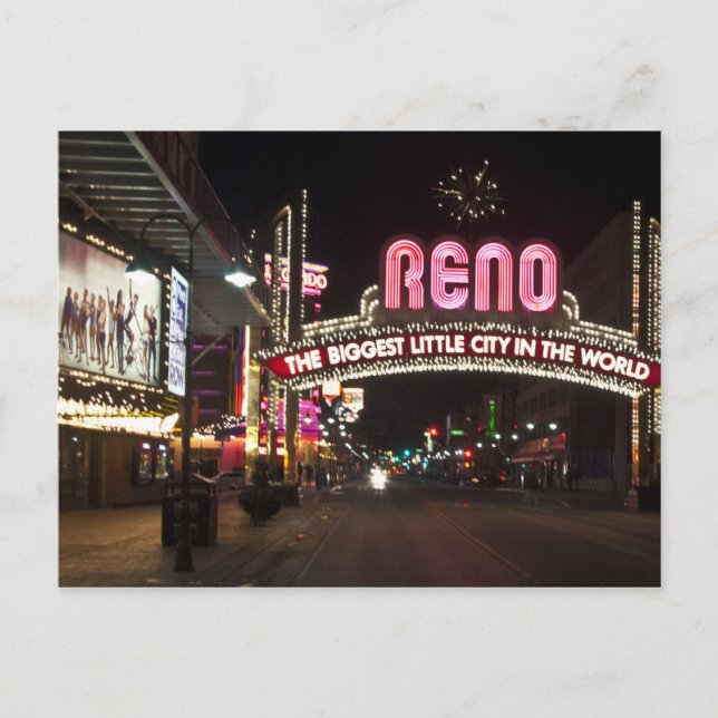 Reno NV Postcard Postkarte (Vorderseite)
