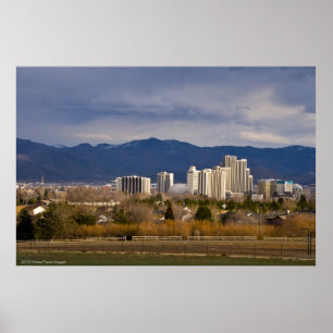 Reno-Skyline-Plakat Poster