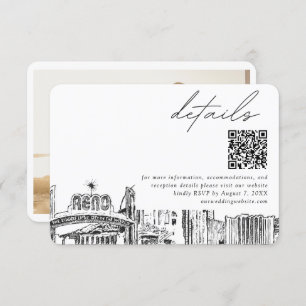 Reno Skyline Small Wedding Details QR Code UAWG Begleitkarte