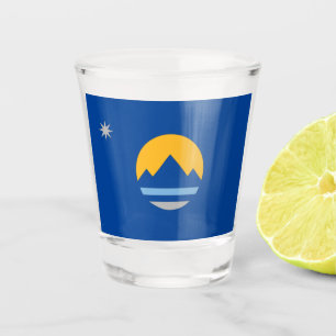 Reno-Stadtflagge Schnapsglas