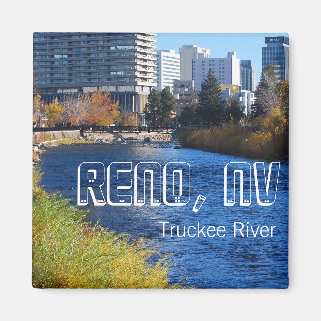 Reno / Truckee River Downtown Magnet (Vorne)