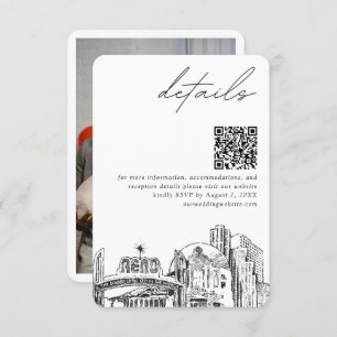 Reno Wedding Skyline kleine Details QR Code UAWG Begleitkarte