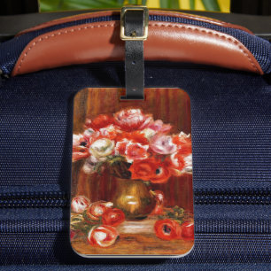 Renoir - Anemones, 1909 Gepäckanhänger