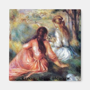 Renoir: Auf der Wiese Magnet