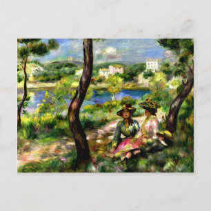 Renoir: Beaulieu, Women and Little Boy Postkarte