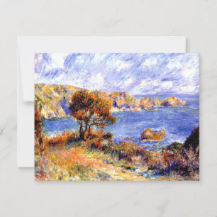 Renoir - Blick auf Guernsey, berühmtes Gemälde Karte