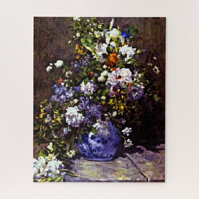 Renoir - Blue Vase Puzzle (Vertikal)