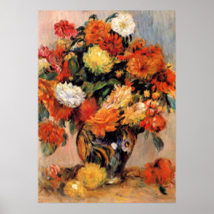 Renoir - Blumenstrauß, 1884 Poster