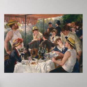 Renoir - Boating Party Mittagessen - 1881 Poster