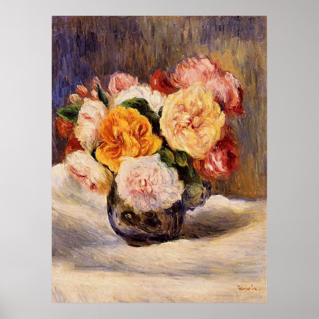Renoir - Bouquet of Roses Poster (Vorne)