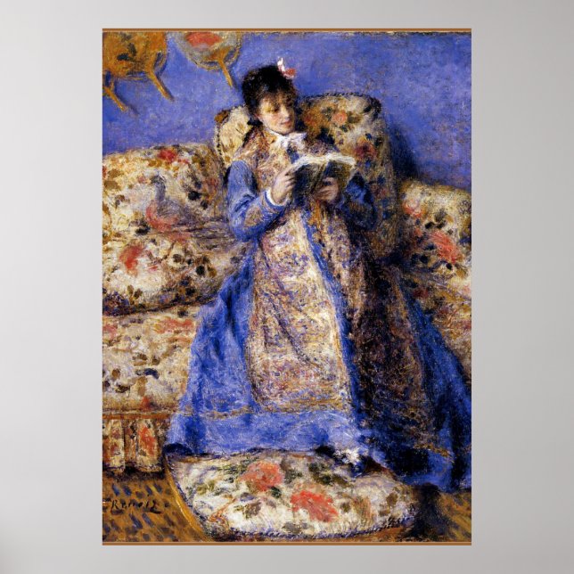 Renoir - Camille Monet Reading Poster (Vorne)