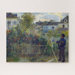 Renoir - Claude Monet Malerei in seinem Garten Puzzle