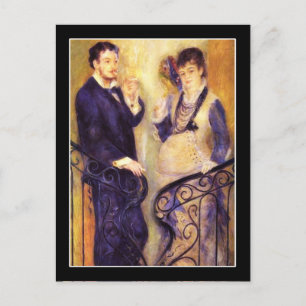 Renoir Das Erwartungsvolle Paar Postkarte