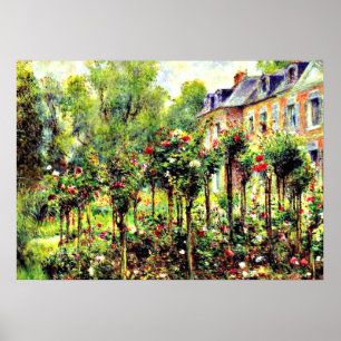 Renoir - Der Rosengarten in Wargemont Poster