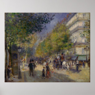 Renoir - Die Grands Boulevards Poster