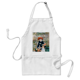 Renoir - die zwei Schwestern auf der Terrasse - Schürze
