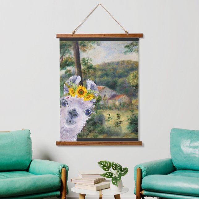 Renoir Environments von Briey und dem Extravagante Wandteppich Mit Holzrahmen (Wohnzimmer)