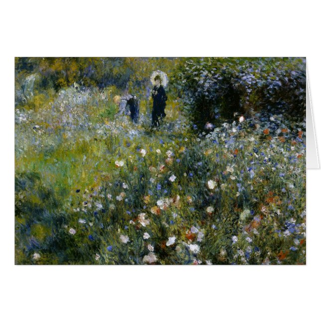 Renoir Frau mit Parasol im Garten (Vorderseite (Horizontal))