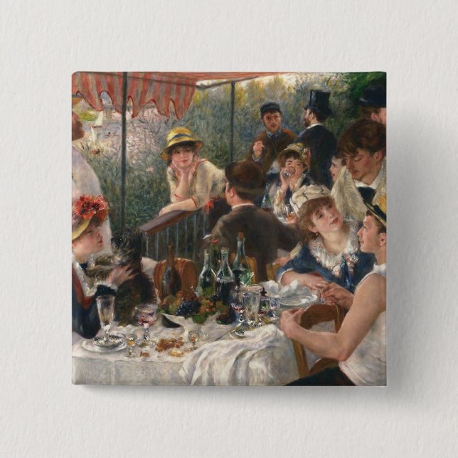 Renoir French Luncheon Boating Party Button (Vorderseite)
