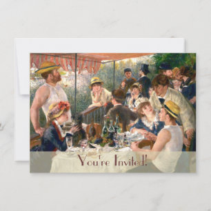 Renoir French Luncheon Boating Party Einladung