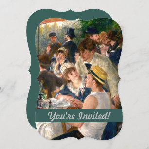 Renoir French Luncheon Boating Party Einladung
