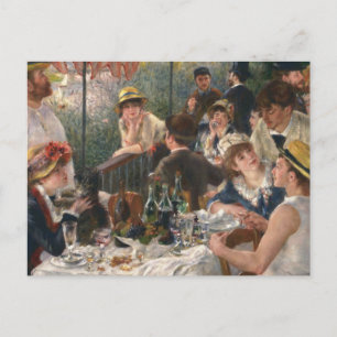 Renoir French Luncheon Boating Party Einladungspostkarte