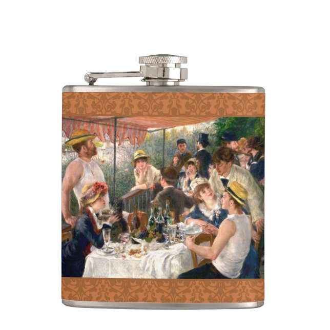 Renoir French Luncheon Boating Party Flachmann (Vorderseite)