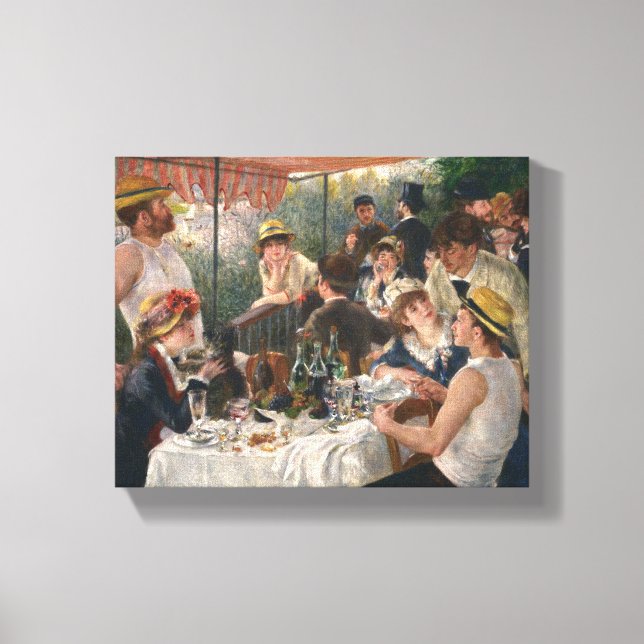 Renoir French Luncheon Boating Party Leinwanddruck (Vorderseite)