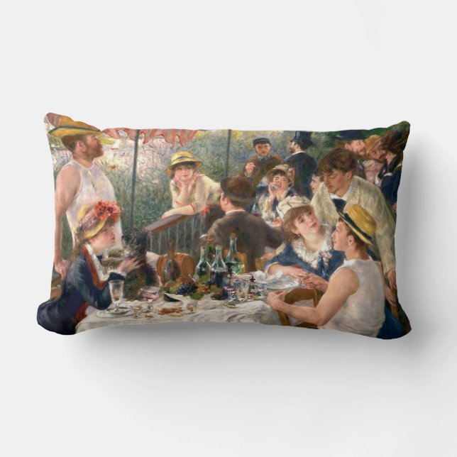Renoir French Luncheon Boating Party Lendenkissen (Vorderseite)