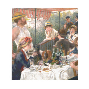 Renoir French Luncheon Boating Party Notizblock
