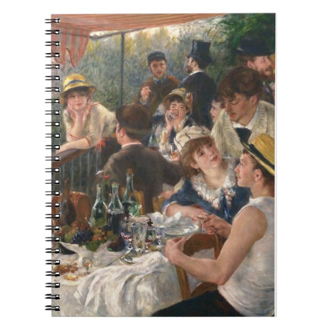 Renoir French Luncheon Boating Party Notizblock (Vorderseite)