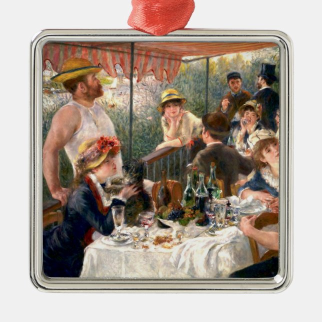 Renoir French Luncheon Boating Party Ornament Aus Metall (Vorne)